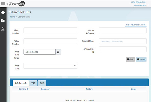 Screenshot of Additional Search Fields Under Advanced Search